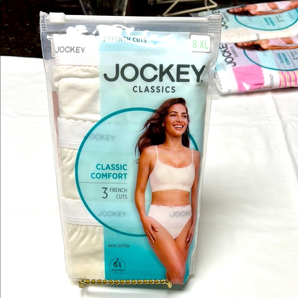 Jockey Women's Classic Comfort French Cut Briefs - Cream - Pack of 3